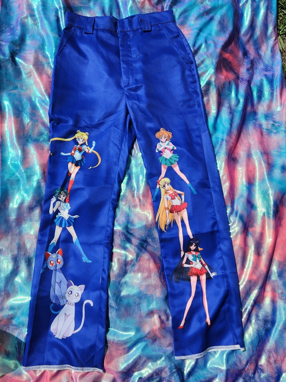 Sailor Moon Graphic Blue Pants
